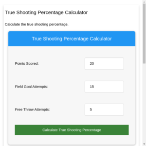 shooting-percentage-calculator